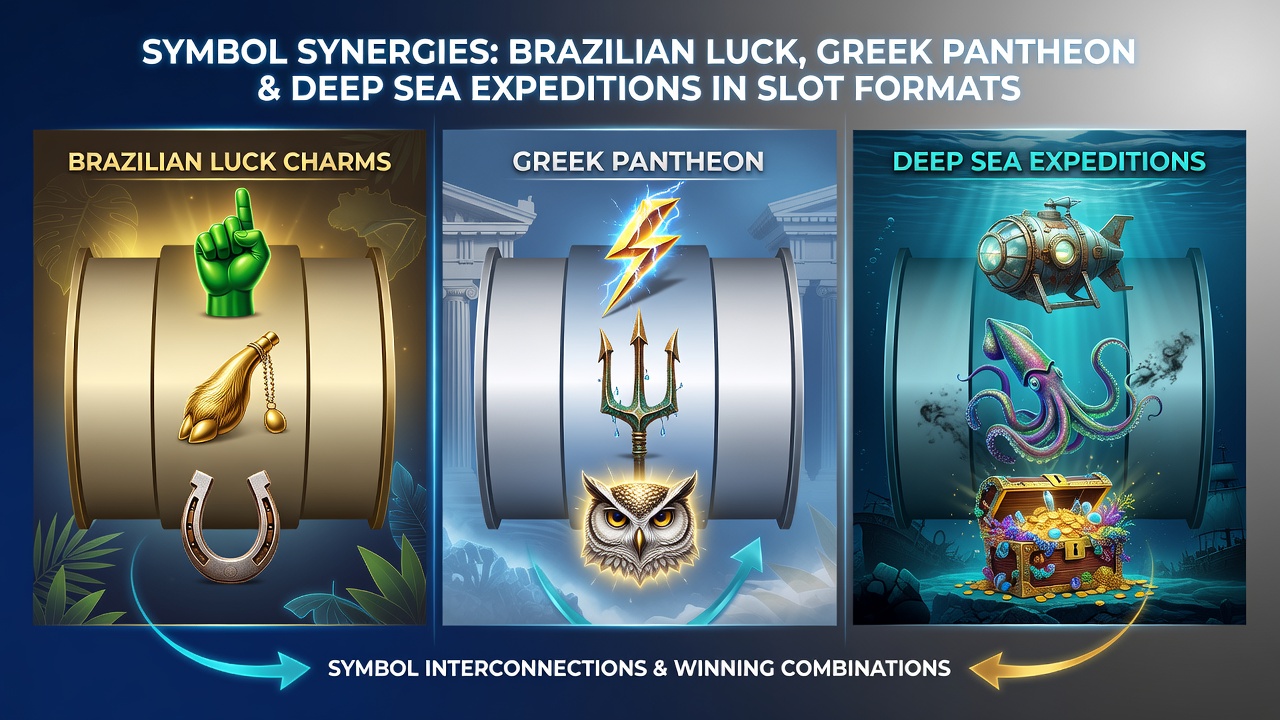 Symbol Synergies Across Brazilian Luck Charms, Greek Pantheon, and Deep Sea Expeditions in Slot Formats